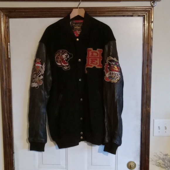 Vintage Avirex Ed Hardy Leather Bomber - Picture 2 of 3